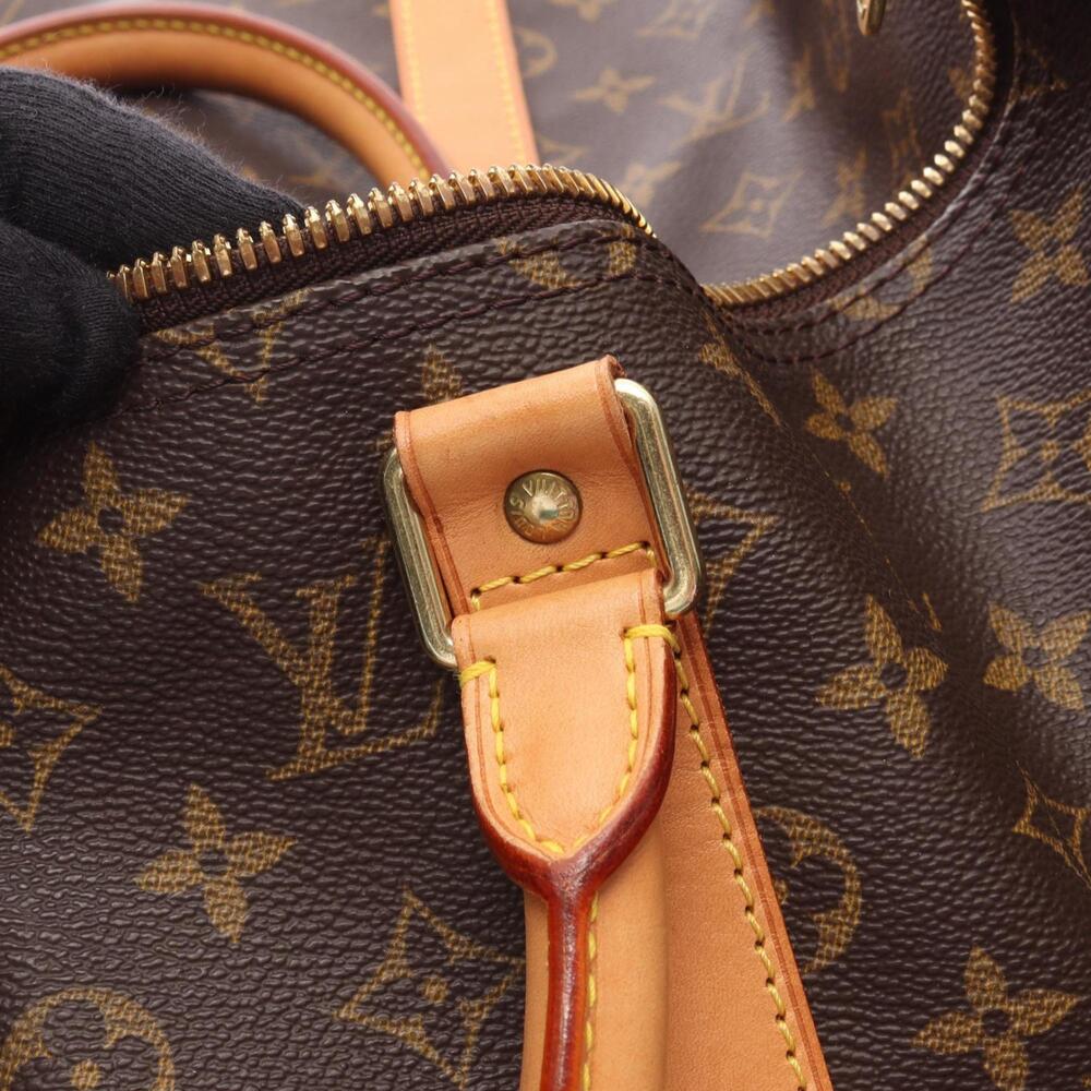 LOUIS VUITTON Brown Monogram Leather Keepall 50 Boston Bag - Picture 11 of 11
